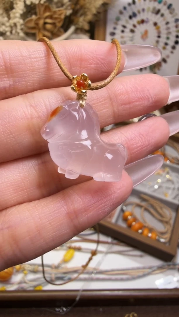 水晶摆件未镶嵌小马