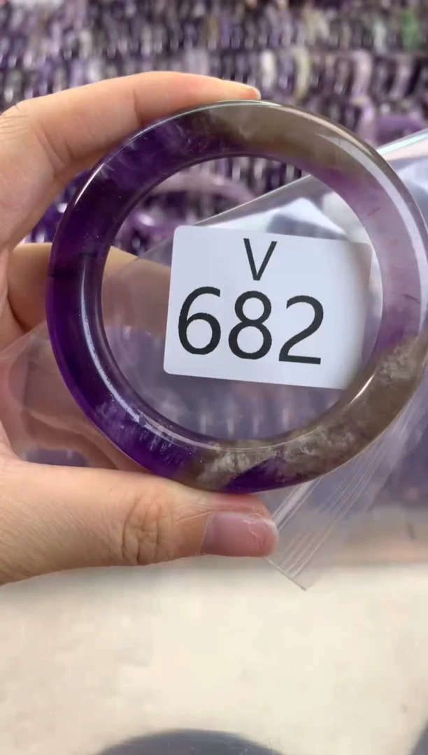 【闪购商品】水晶水晶手镯V未镶嵌682-56