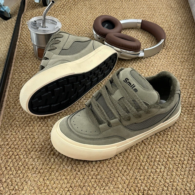 2025新款冬季加绒二棉男鞋开车痞帅加厚保暖棉鞋小众豹纹男款鞋子