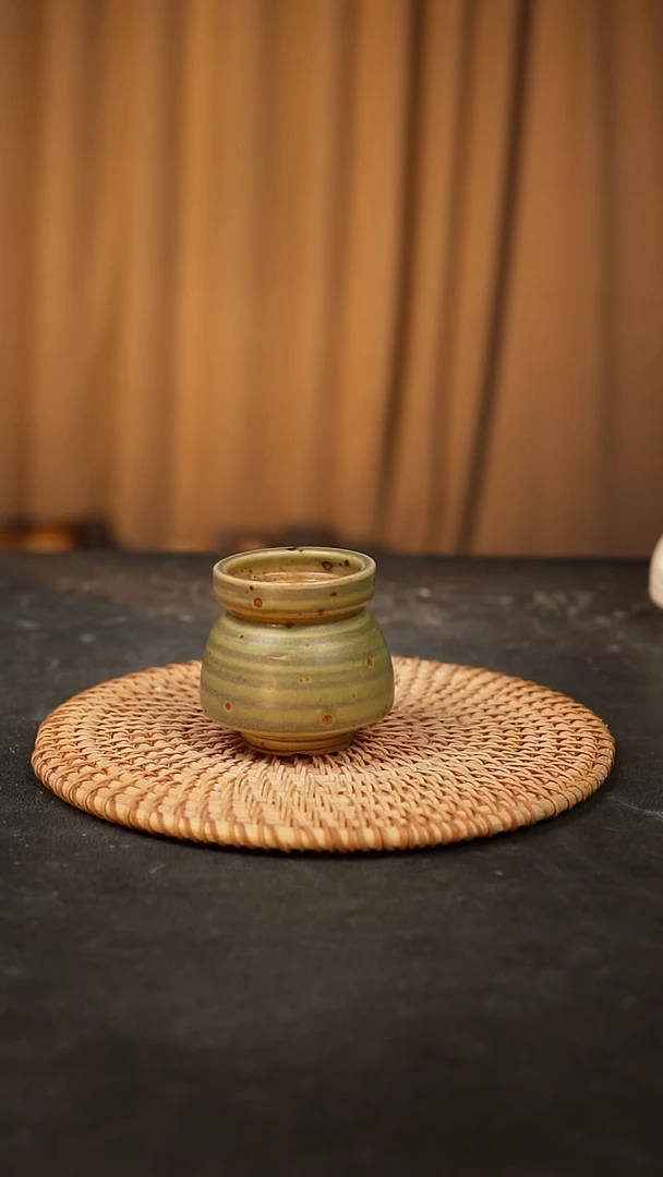 【闪购商品】瓷片泥泥手工花盆口4