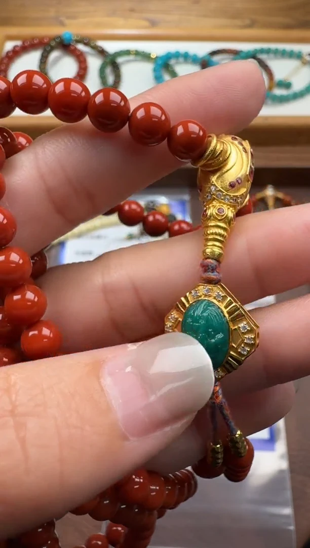 未镶嵌绿松石手串手串高*～手串手串