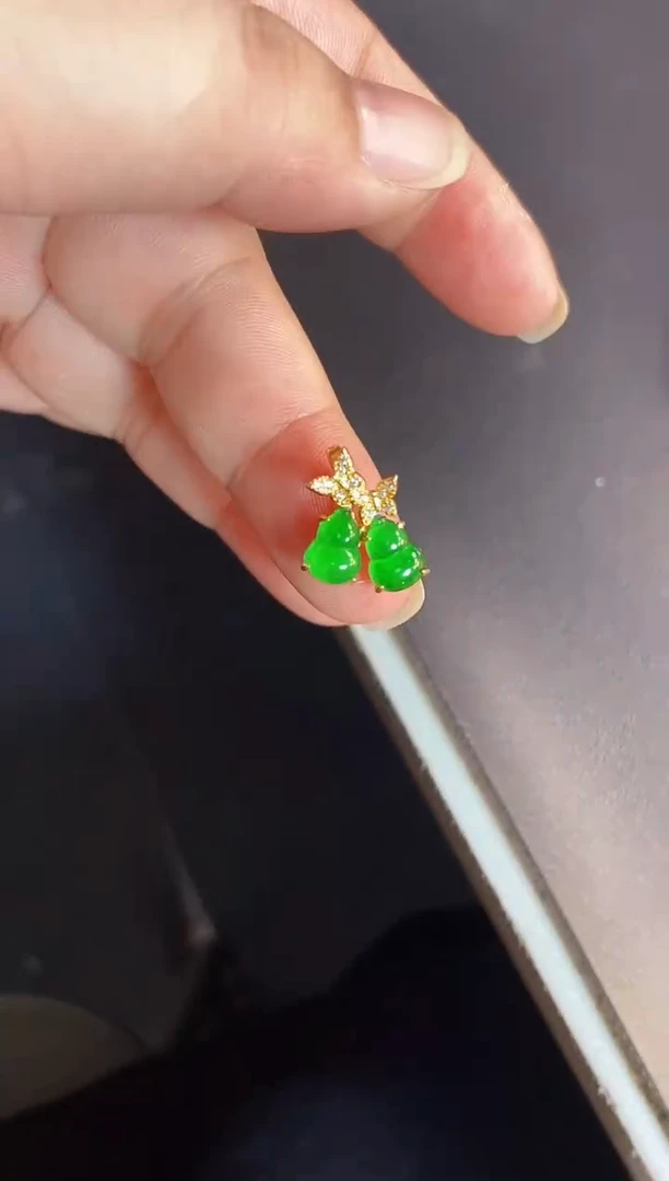 吊坠(不含链)银S925镶嵌翡翠1