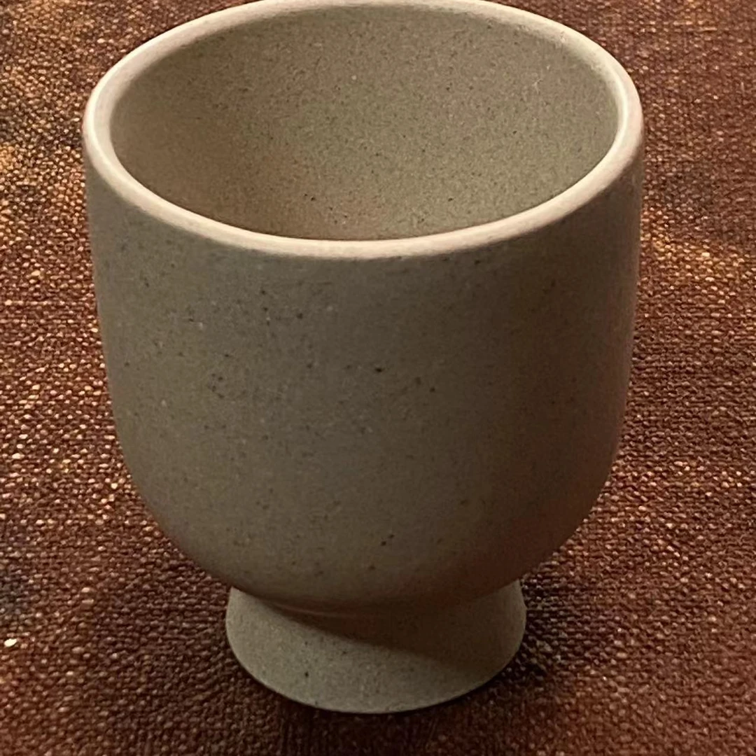 树见造物丨《白段高足杯款二》  茶杯 mxd0013