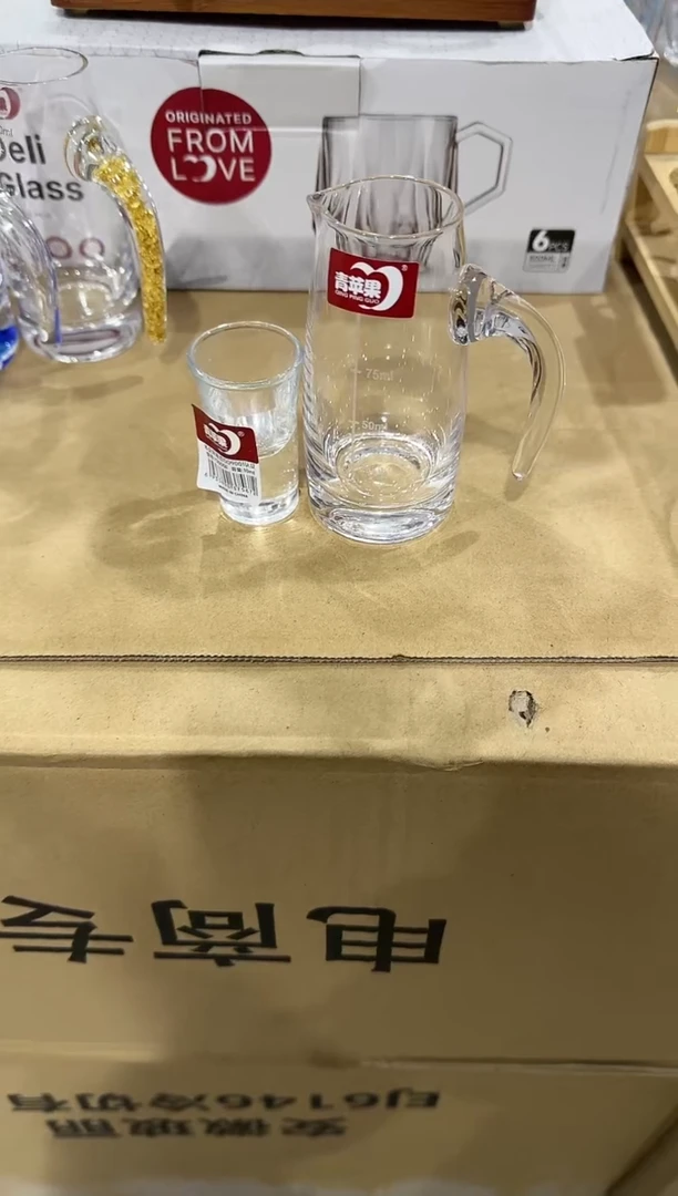 【闪购商品】玻璃无盖款青苹果闪购价10壶10杯