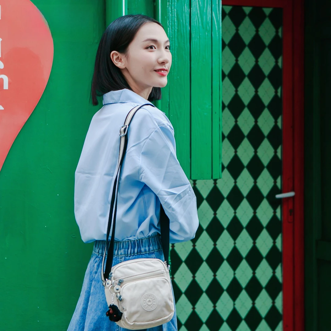 【暖系流光】Kipling2025春夏新款百搭斜挎包百搭手机包单肩包|RON