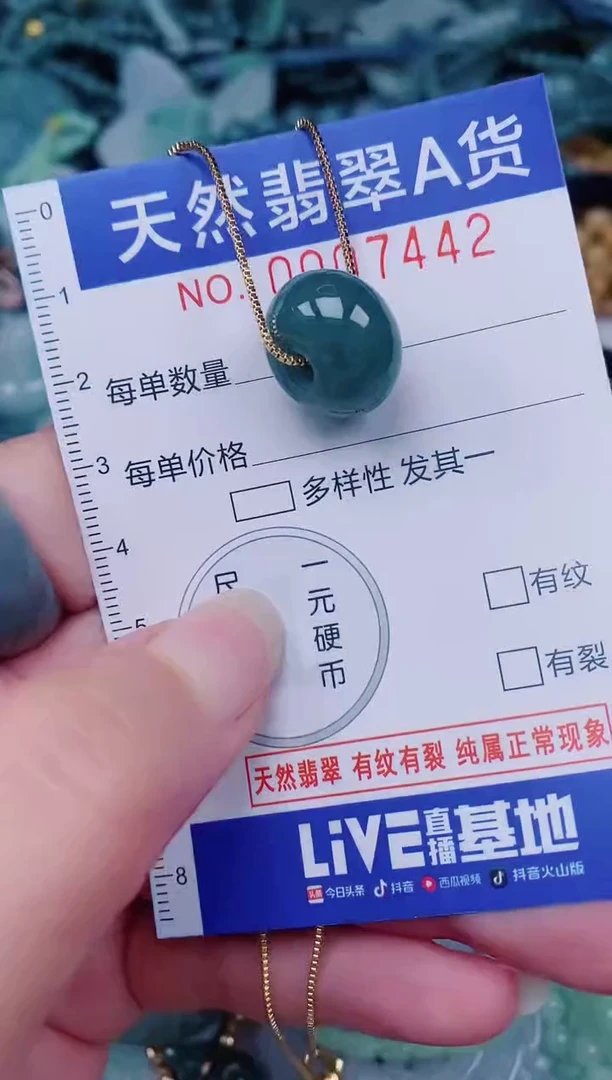 颈饰未镶嵌翡翠00007442