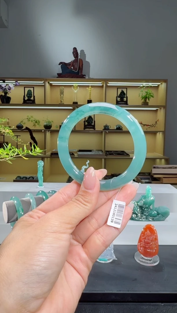未镶嵌手镯翡翠54.5圈