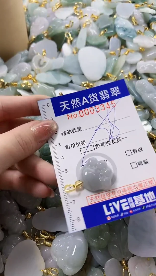 颈饰未镶嵌翡翠天然A货翡翠