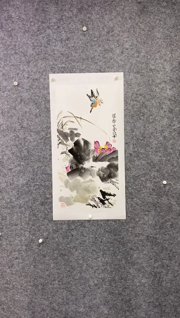 国画尚定固国画作品