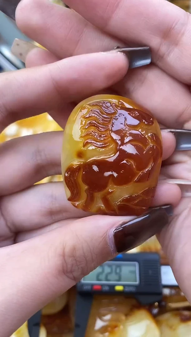 裸石琥珀未镶嵌天然琥珀蜜蜡