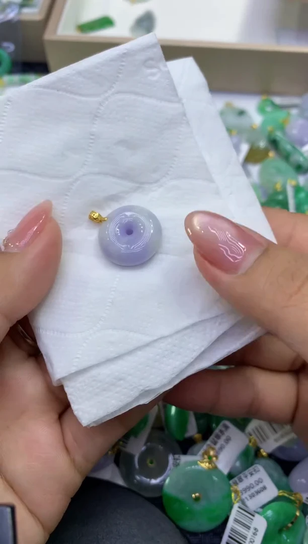 颈饰未镶嵌翡翠天然缅甸A货翡翠