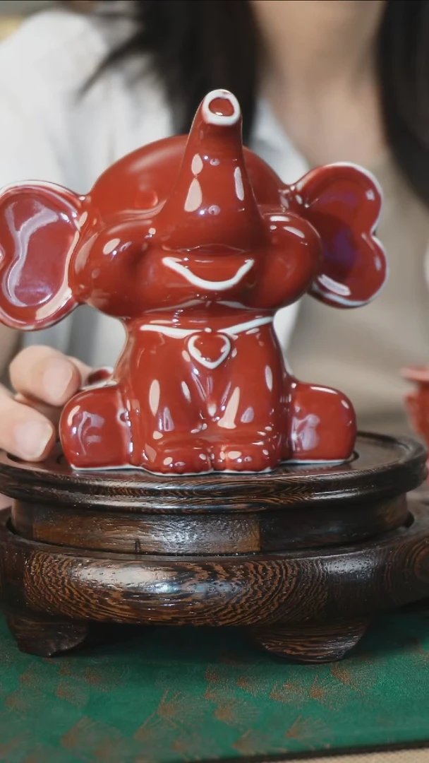 摆件耕道堂陶瓷摆件大象