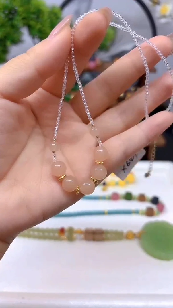 和田玉未镶嵌颈饰X641