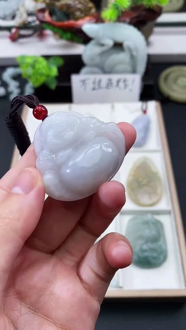 颈饰未镶嵌翡翠天然缅甸A货翡翠