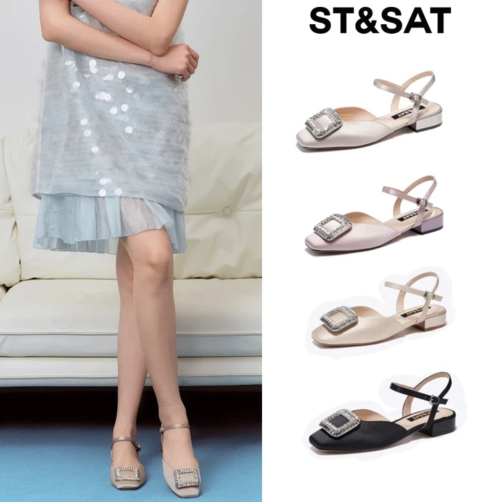 【手工高定】星期六时装凉鞋轻奢水钻法式气质优雅女鞋SSC1114272