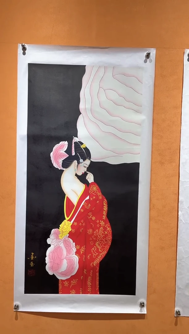 国画刘金玉教授亲笔手绘