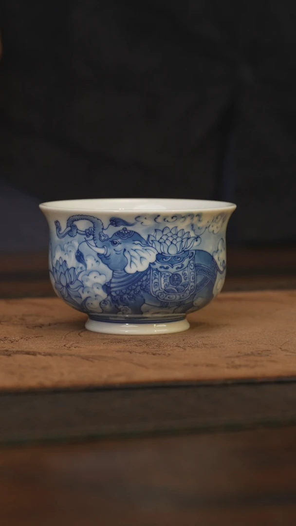 瓷片柴窑青花破价福利