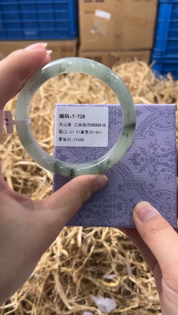 未镶嵌手镯石英质玉T-728