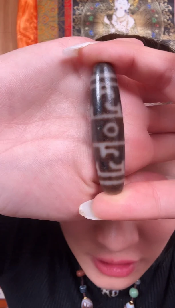 铁合金花岗石藏式风格珠串