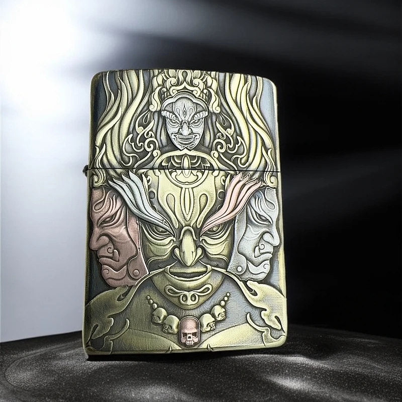 ZIPPO打火机  四面佛 168盔甲煤油打火机 DYJ1