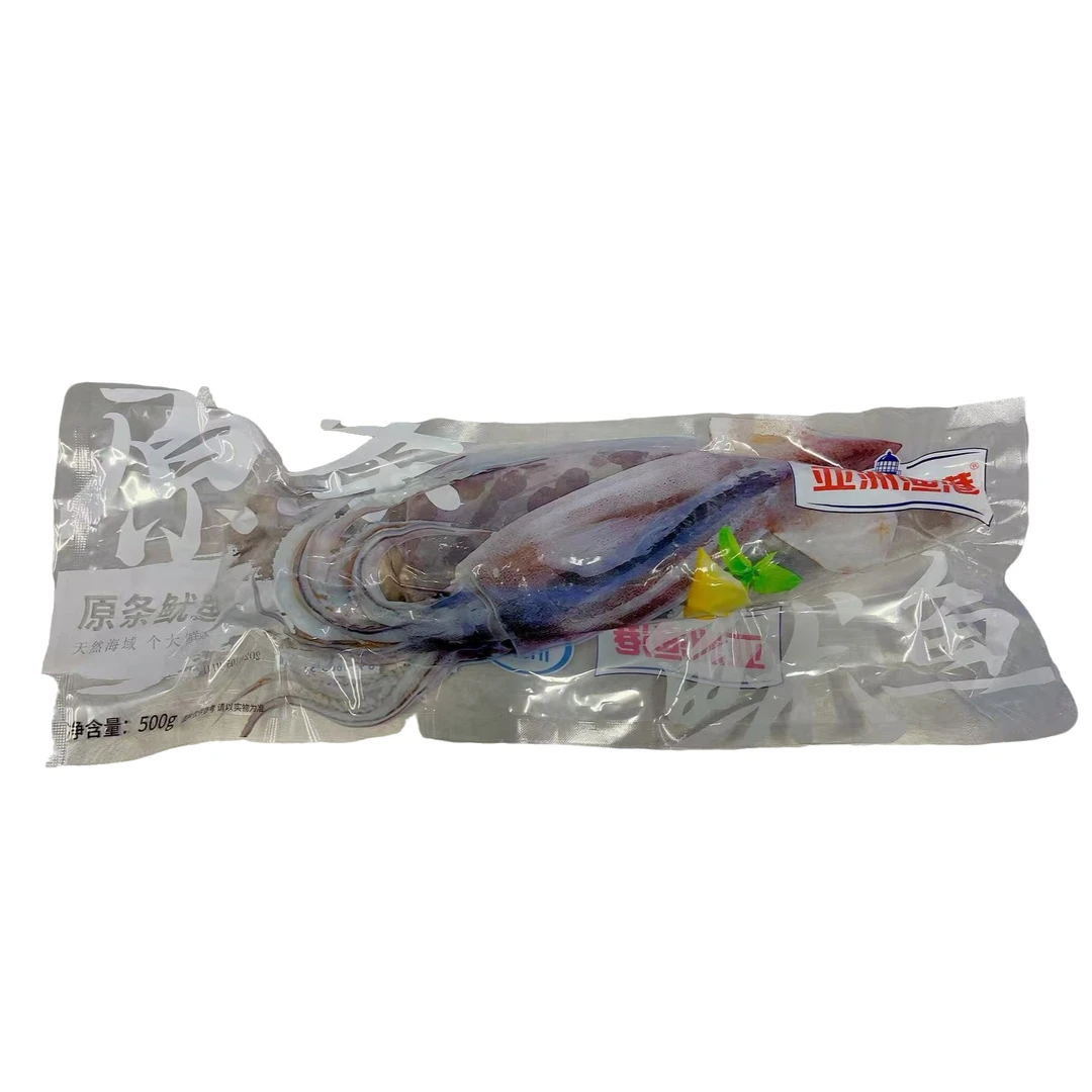 亚洲渔港 原条鱿鱼500-700g/袋*3袋