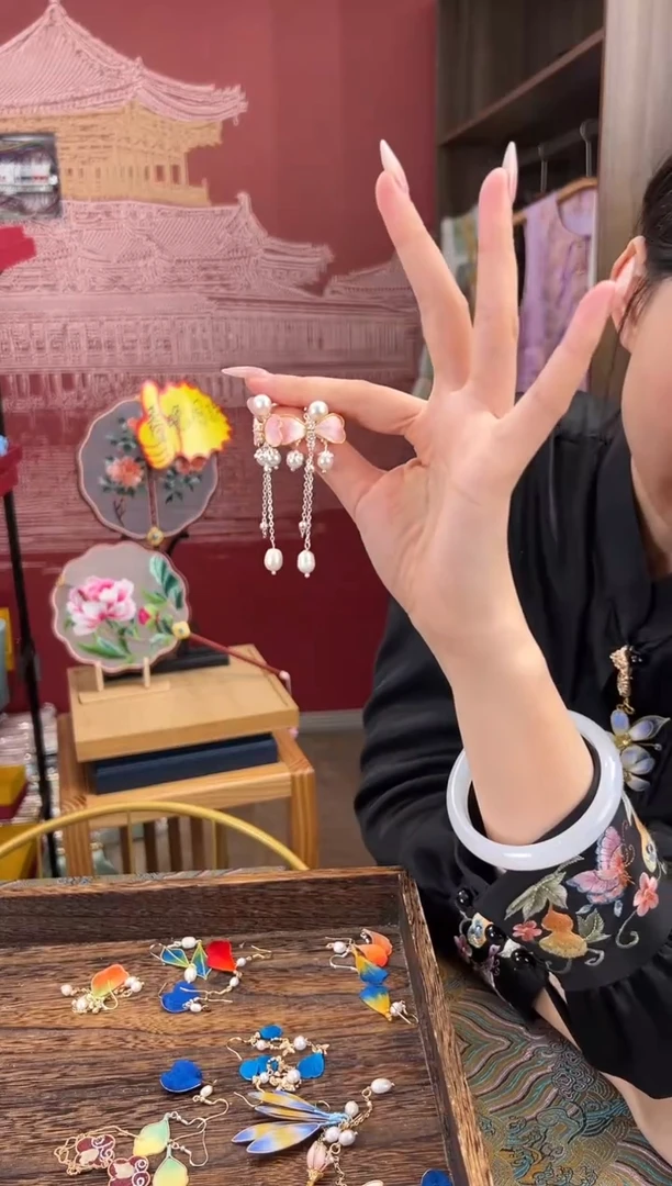 【闪购商品】刺绣 苏绣世家非遗手工（耳环）