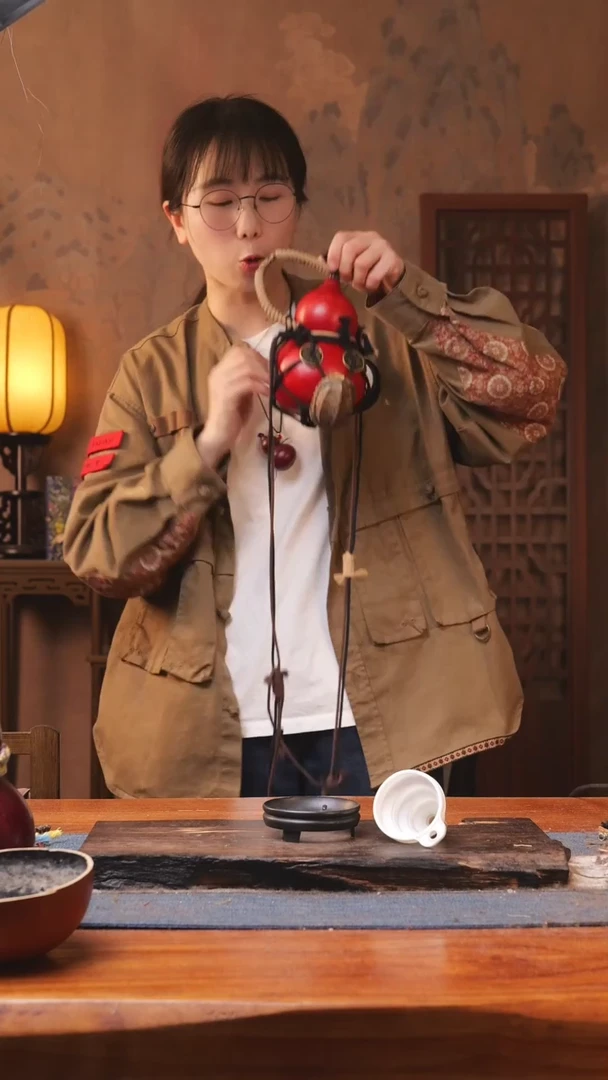 【闪购商品】189号精品大漆葫芦防腐防渗装水茶酒