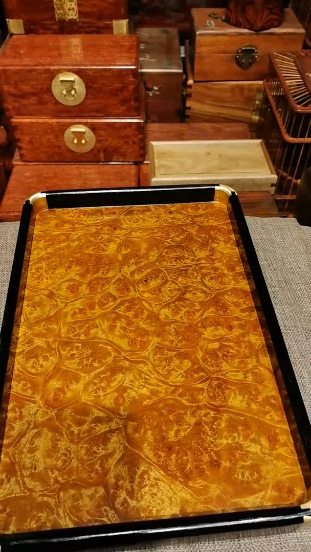 【闪购商品】香樟木木艺茶盘一个
