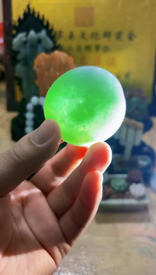 未镶嵌挂件翡翠A货常星8157