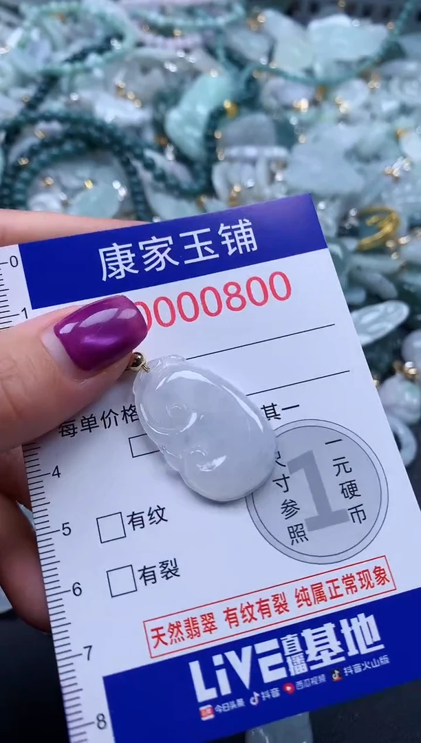 颈饰未镶嵌翡翠800