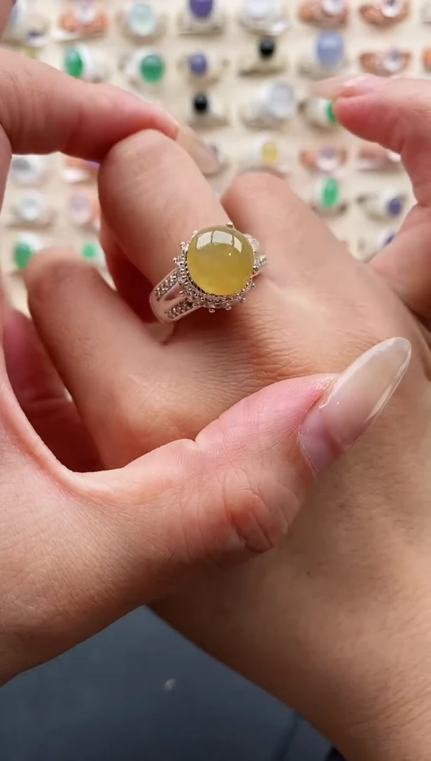 未镶嵌戒指翡翠缅甸天然A货翡翠22  10-8