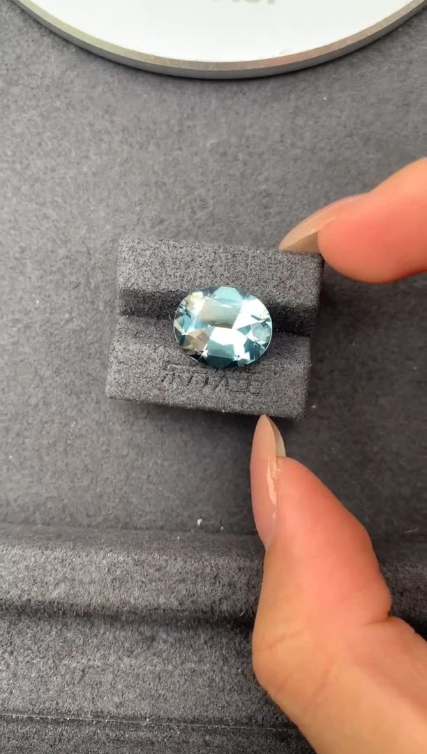 裸石海蓝宝石6.2ct海蓝宝  FH  定制