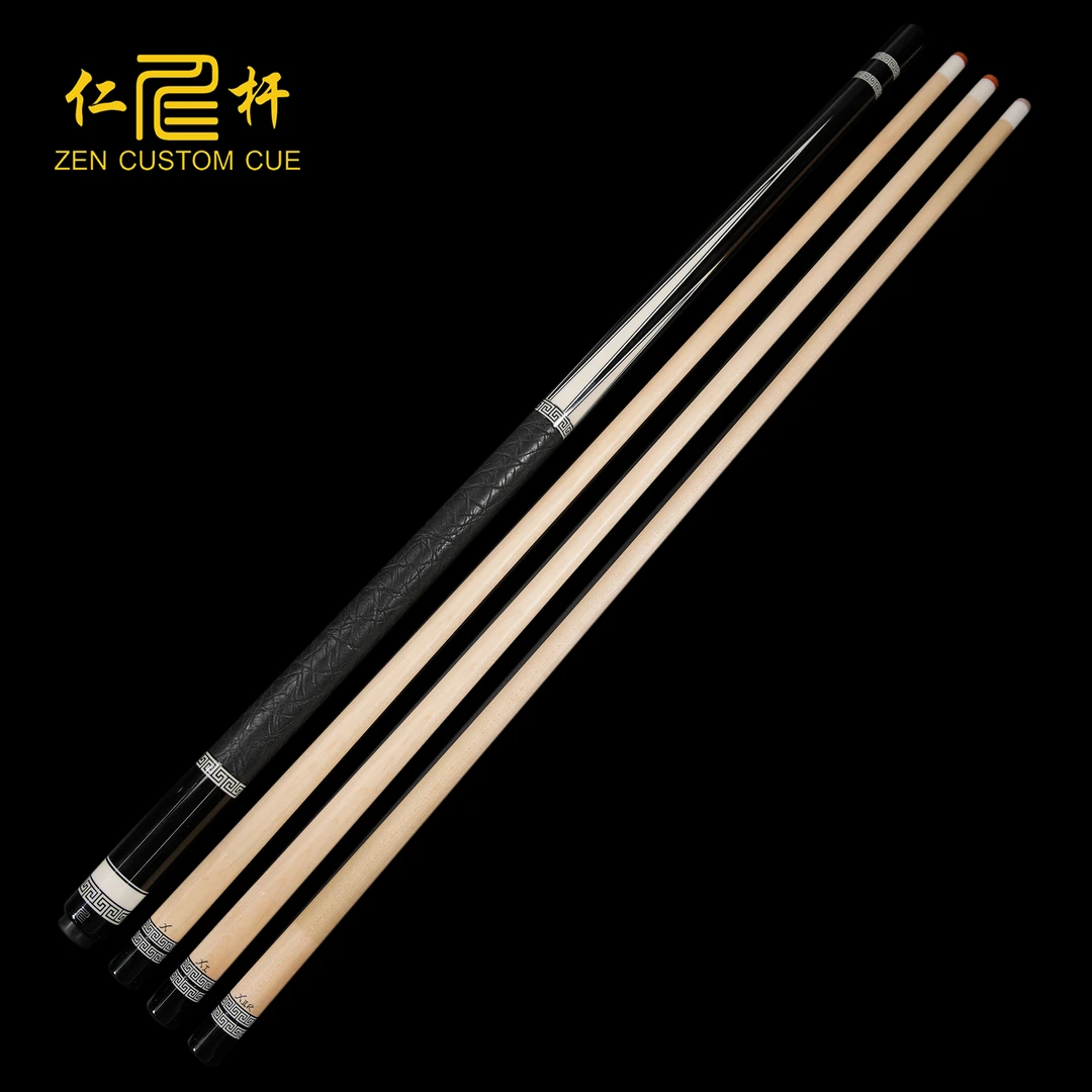 【仁杆】木龙环黑檀6牙插双色板，三前节现货实拍