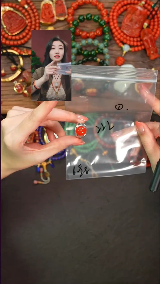 未镶嵌南红玛瑙戒指M****╲遇见文玩品质回血