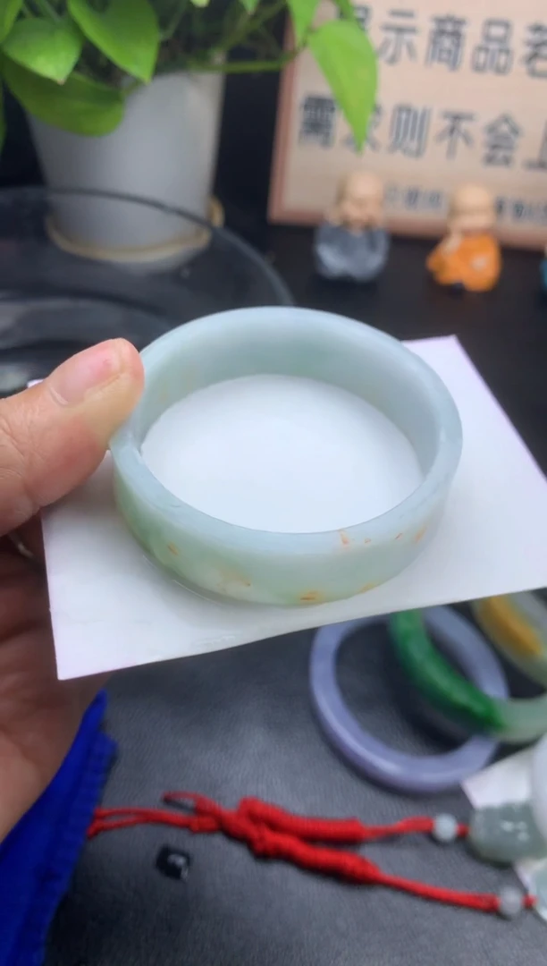 定制翡翠公主镯未镶嵌公主镯50-51