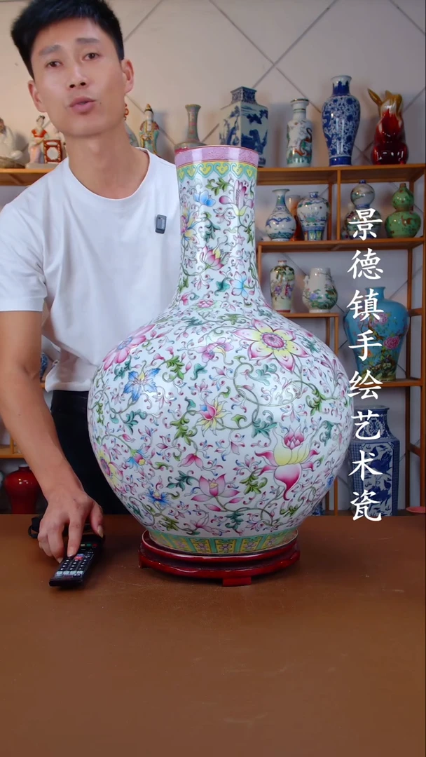 现代景德镇手工手绘陶瓷摆件87