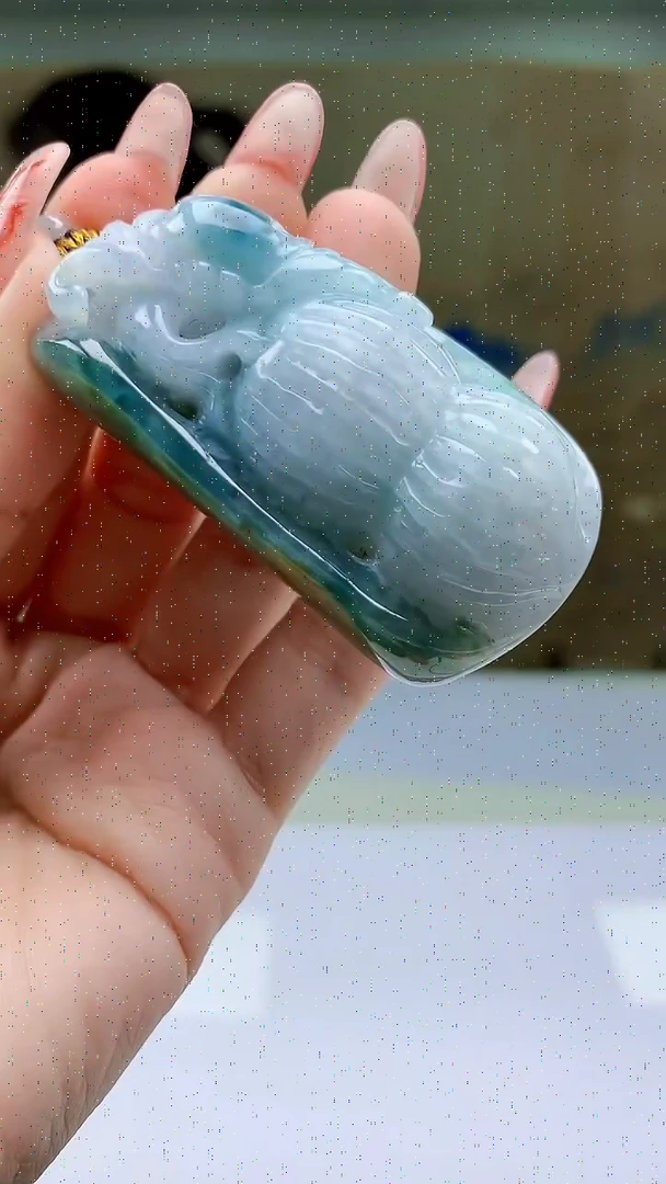 【闪购商品】定制翡翠未镶嵌4902ty-毛货挂件26