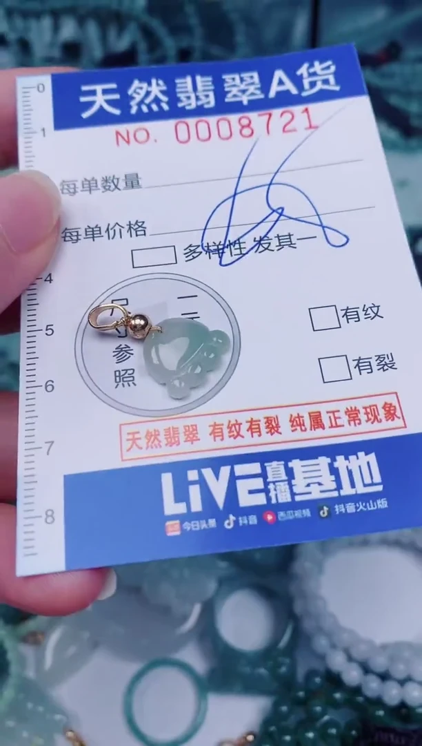 颈饰未镶嵌翡翠00008721