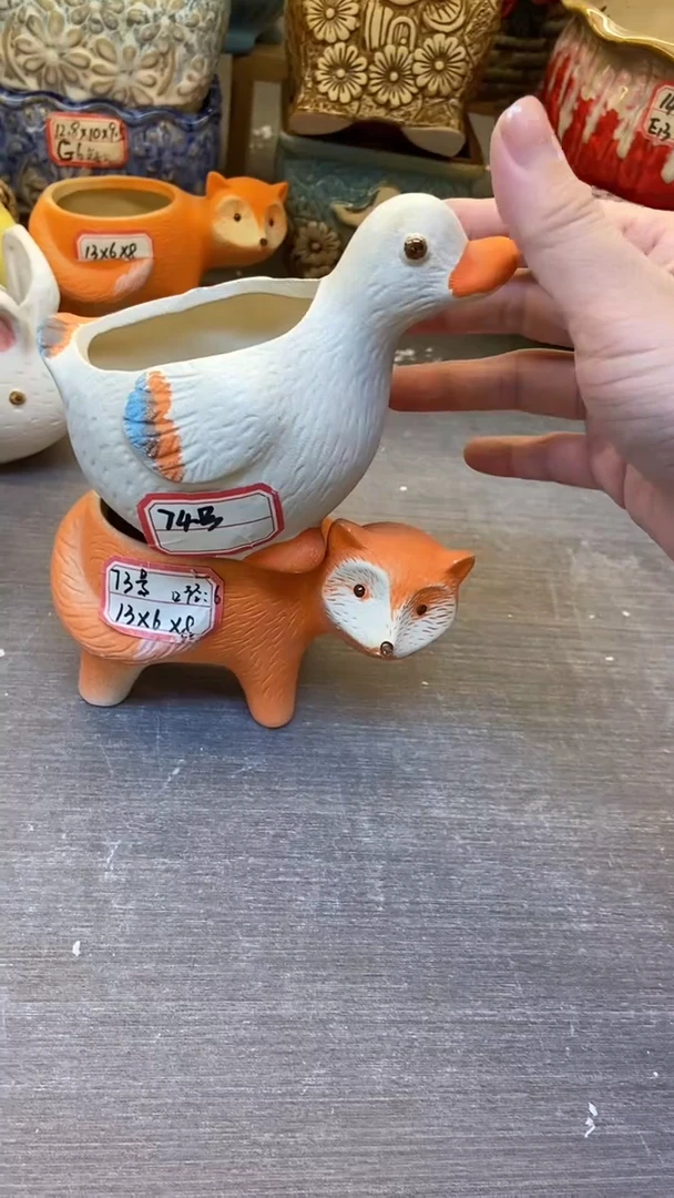 @@陶瓷多肉花盆74+73