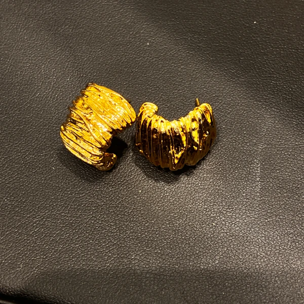（1号货）放心黄金店 足金999耳环4.20克【货号65】