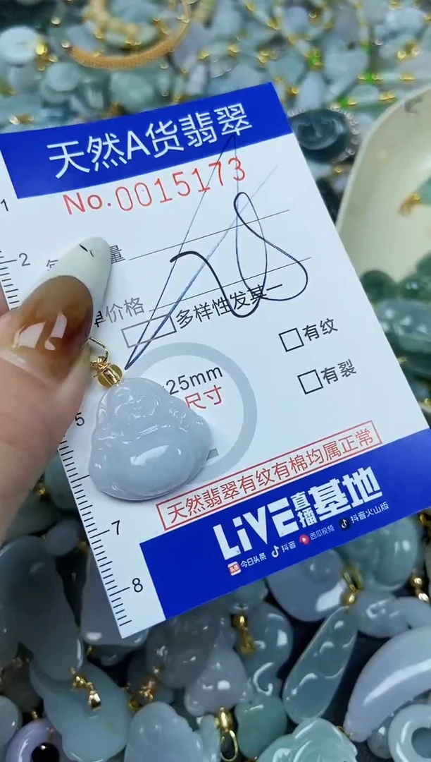 【闪购商品】翡翠颈饰未镶嵌天然A货翡翠