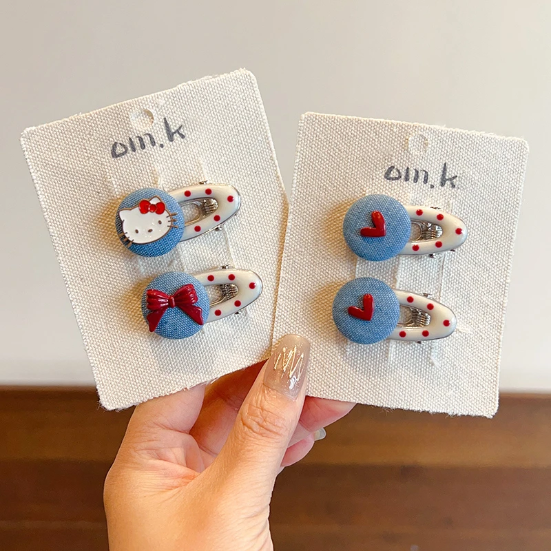 儿童发夹2025新款hellokitty可爱小女孩刘海碎发夹子发卡女童发饰
