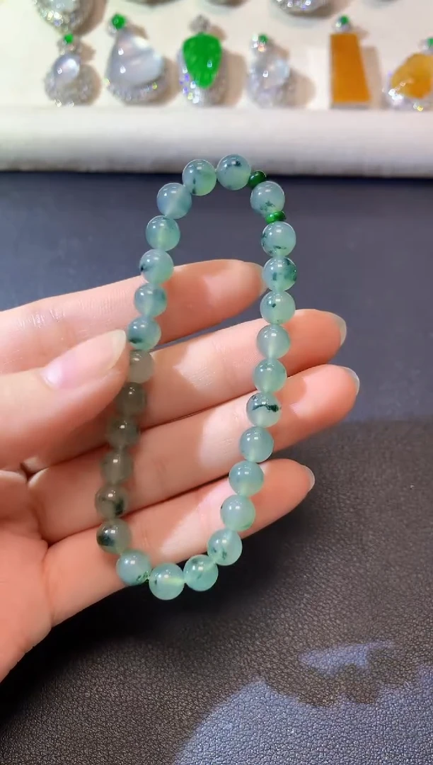 未镶嵌手串翡翠A5