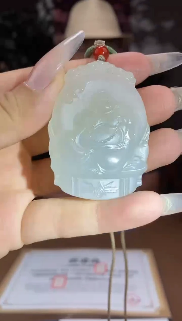 和田玉未镶嵌颈饰A845