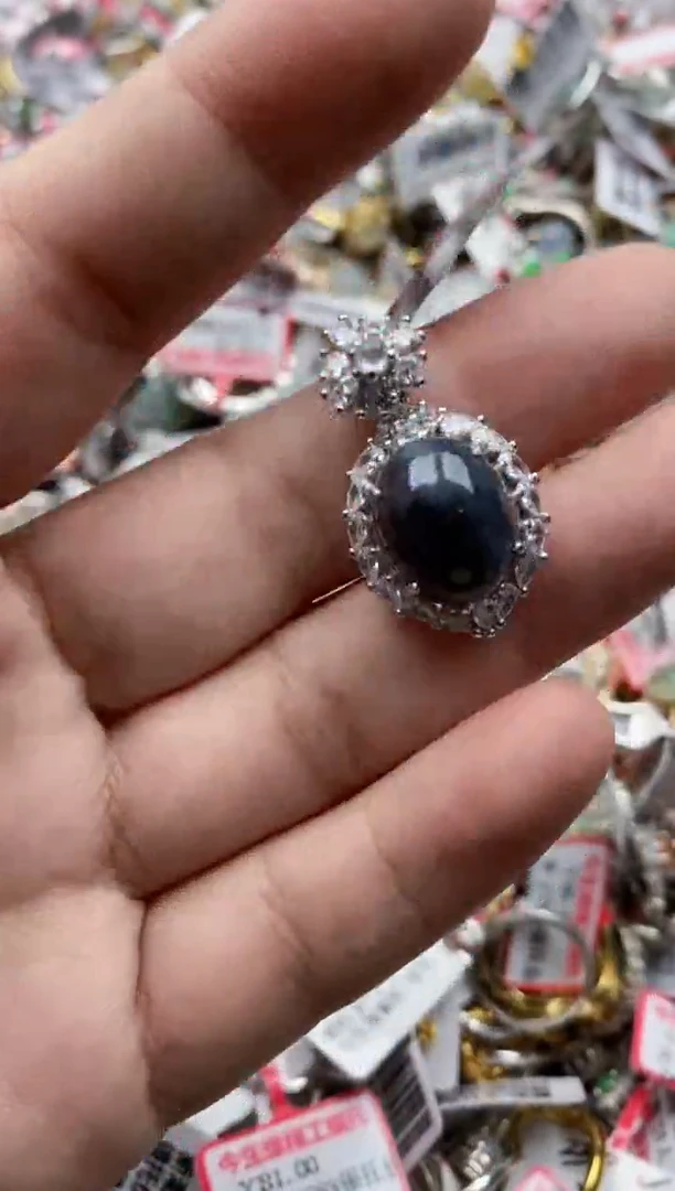 【闪购商品】翡翠戒指银S925镶嵌11111---4