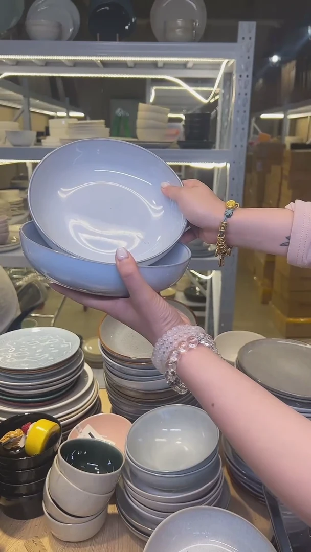 瓷03高温釉下彩高温陶瓷餐具默认微瑕