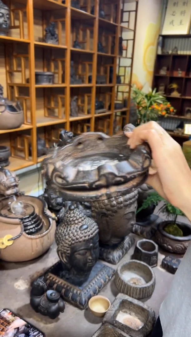 陶土【火山泥】金箍坛底座