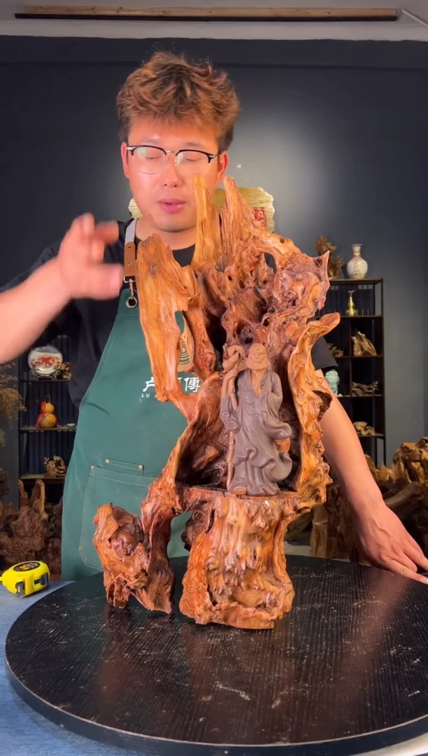 木 卢师傅根艺作品（不包含人物摆件）