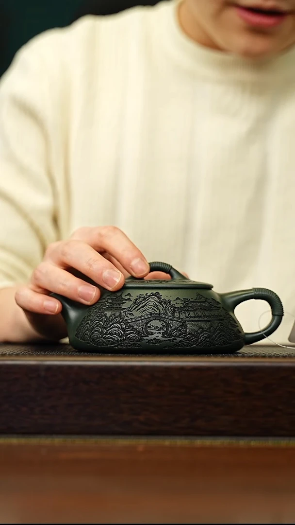 茶壶紫砂宜兴原矿 手工 紫砂壶容量260CC