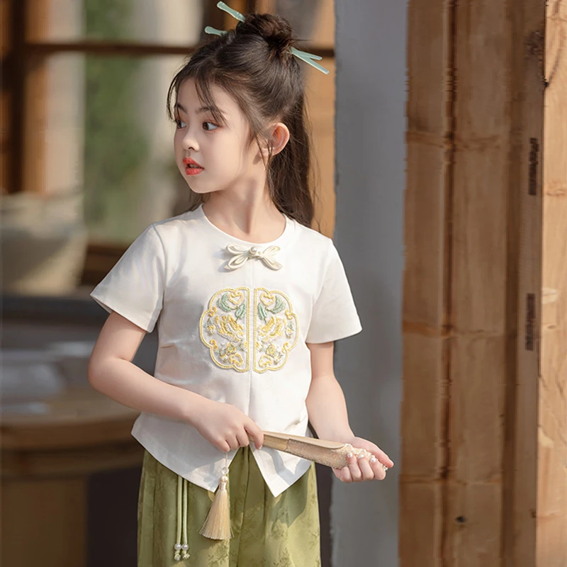 尚品琳25183如意T恤中国风女通过夏装森系洋气夏季新中式古风
